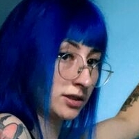 Cabelo Azul Meztelen